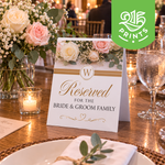plastic table tent signs