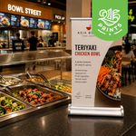 tabletop banner stand