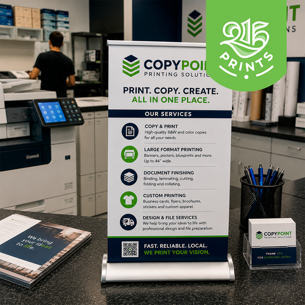 tabletop display banner