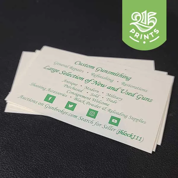 Thermography Business Cards