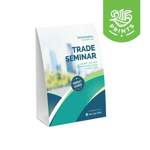 Uncoated Table Tent Cards