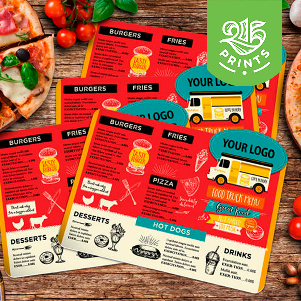 waterproof menu printing