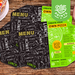 plastic menu