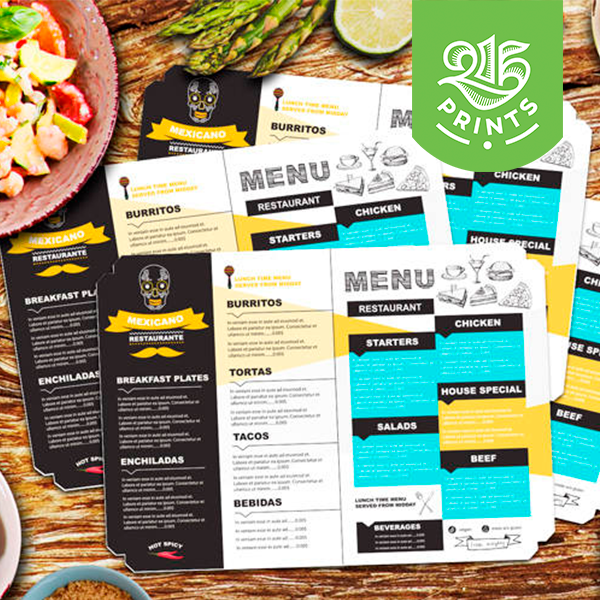 Waterproof Menu