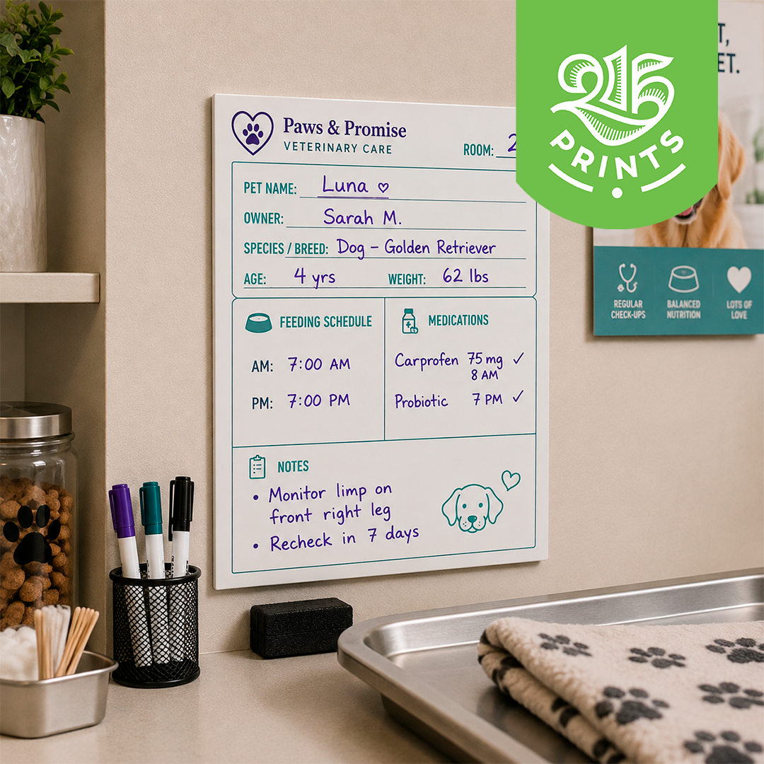 Custom Dry Erase Board