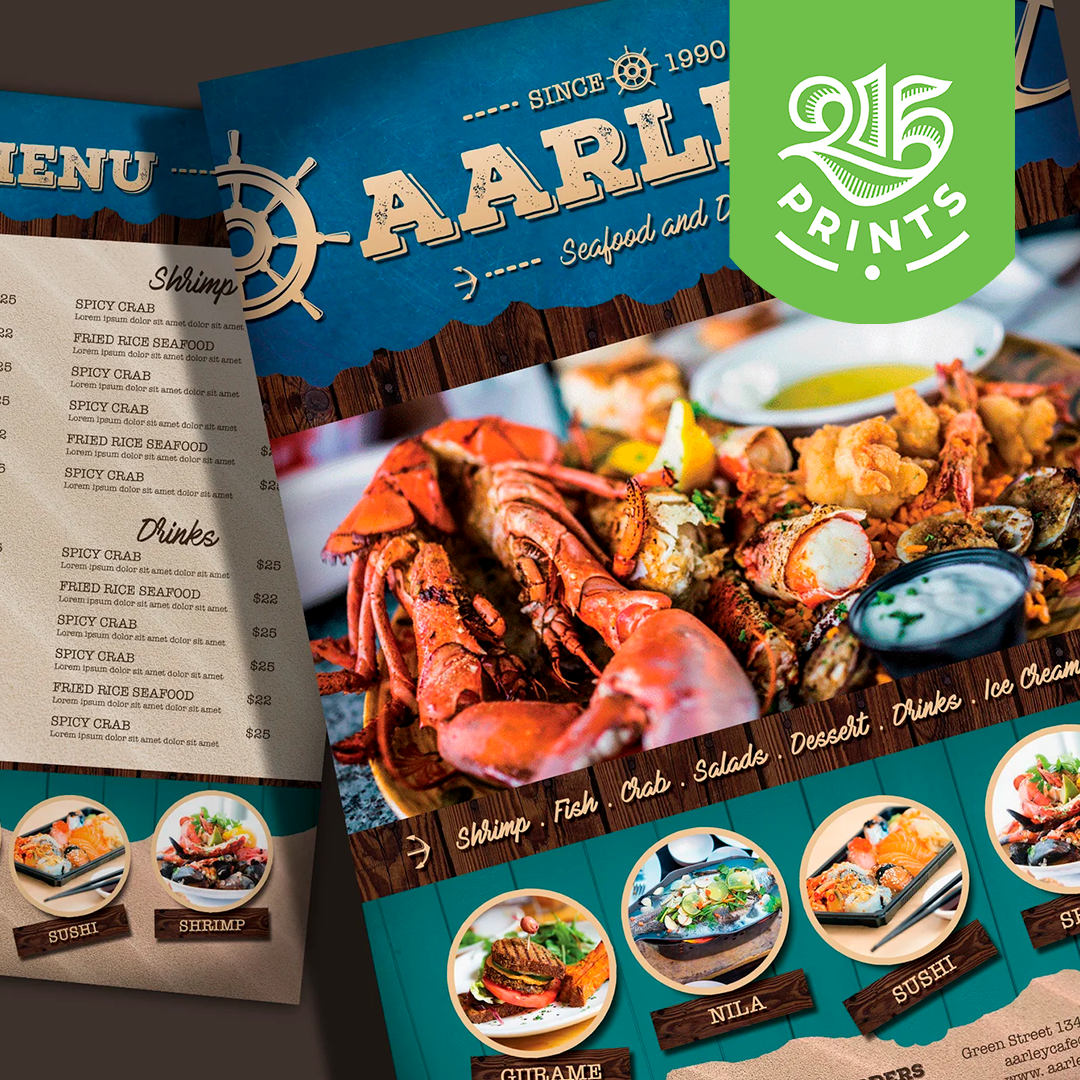 Laminated Menus