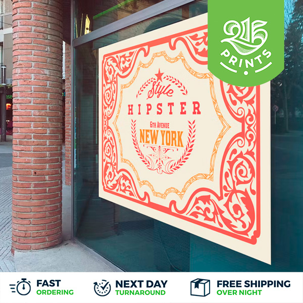 Next Day Windows Stickers