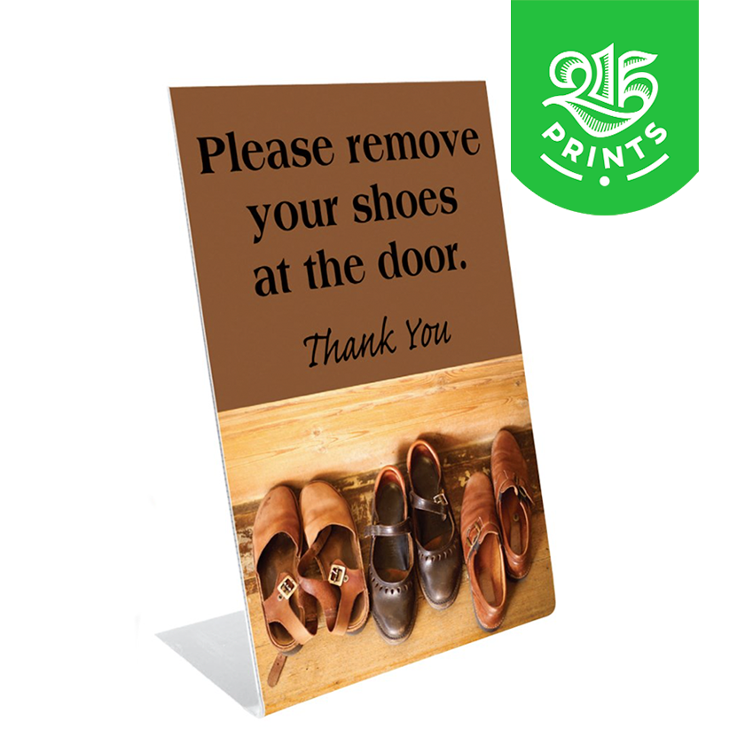 plastic Pedestal Sign