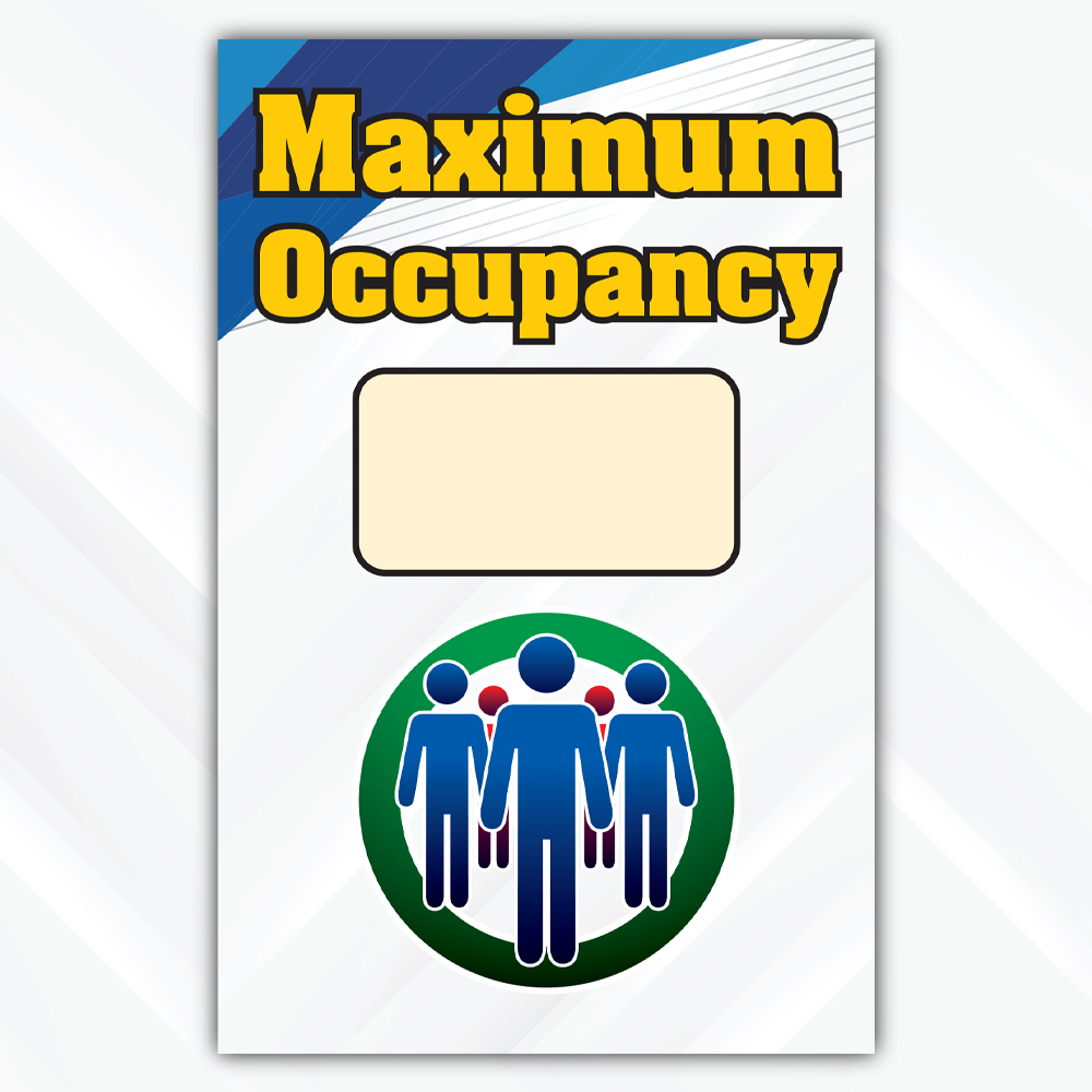 Maximum Occupancy Maximum Occupancy