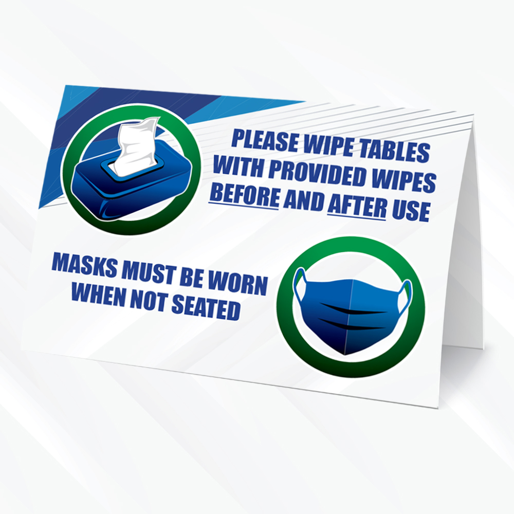 Table Tent Reminders Table Tent Reminders
