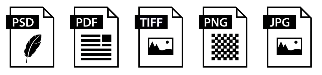 Raster file types examples