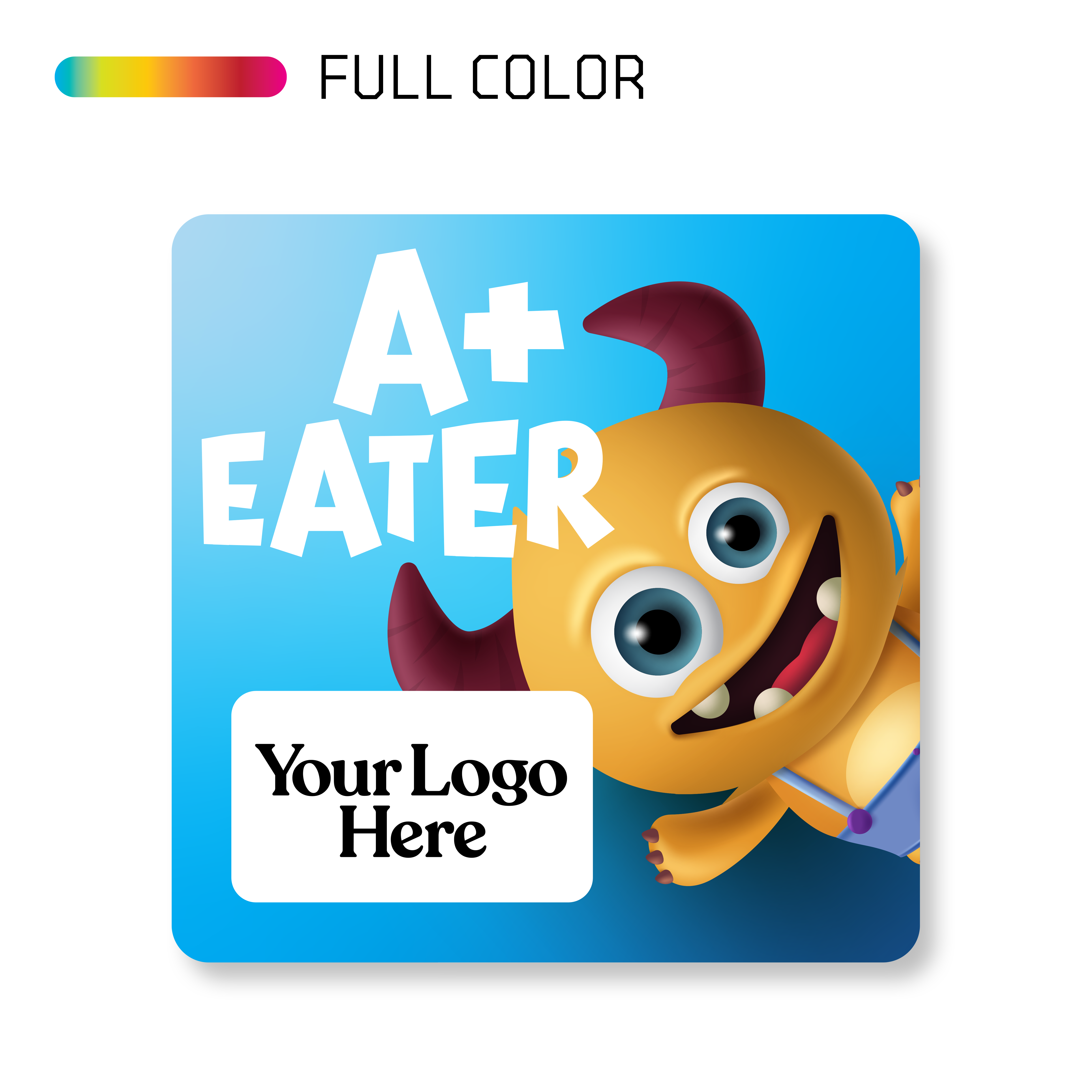 A+ Eater (Kids Themed Promo Sticker)
