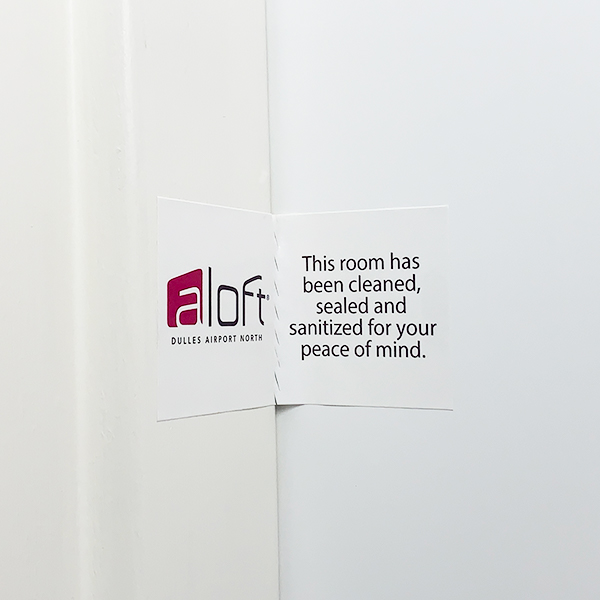 Clean Seal Sticker 2 x 4 inches