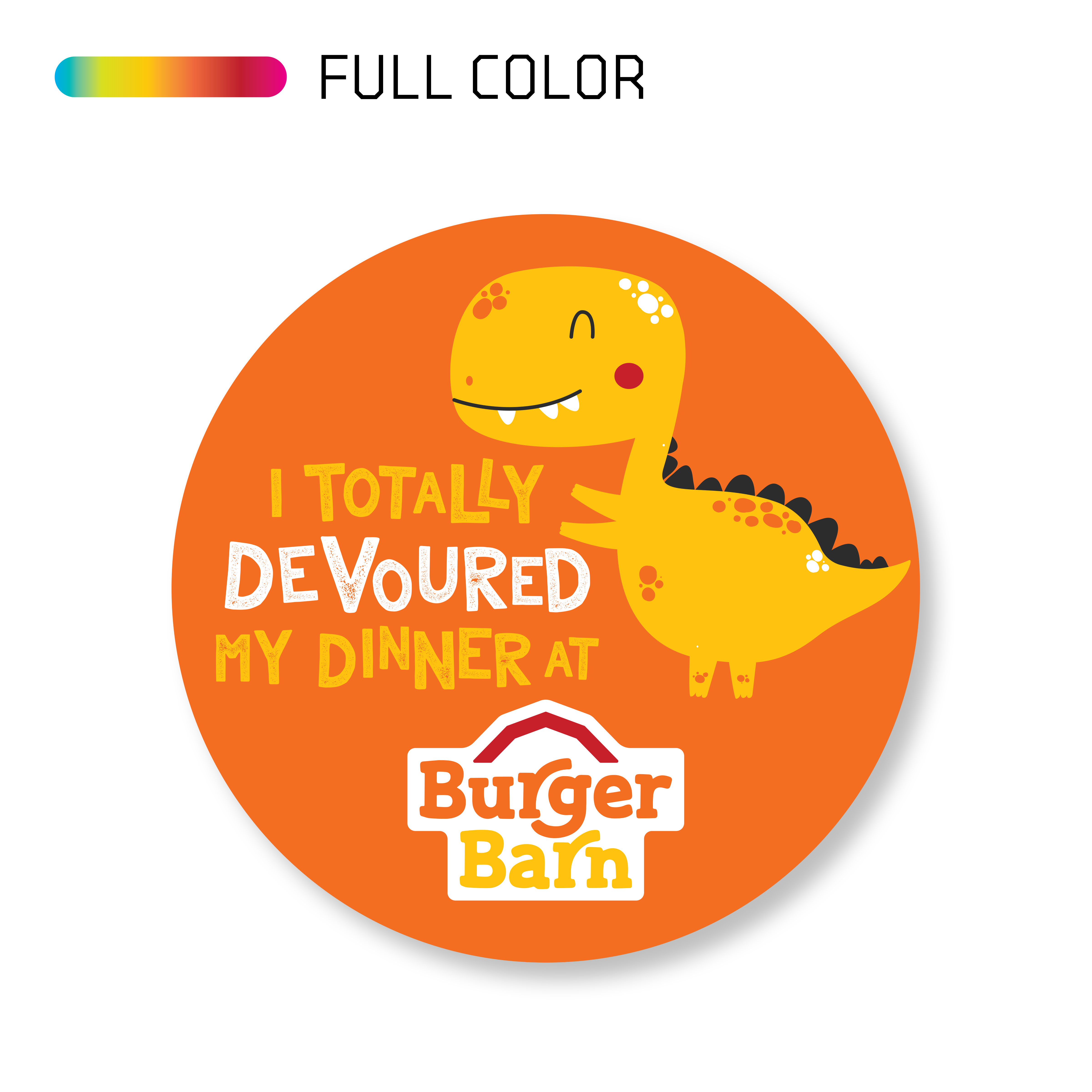 Totally Devoured (Kids Themed Promo Sticker)