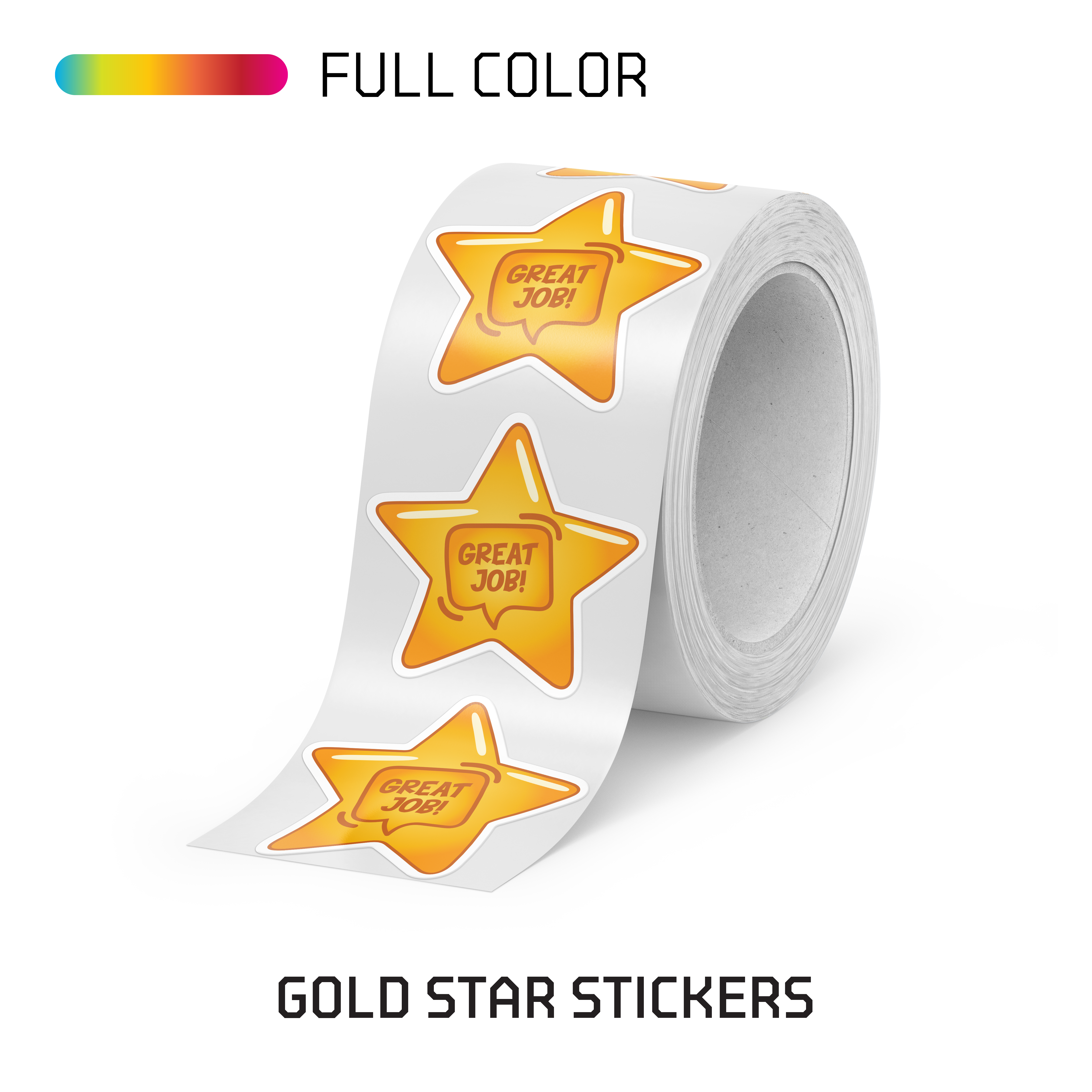 Star Stickers on Rolls (Version 1)