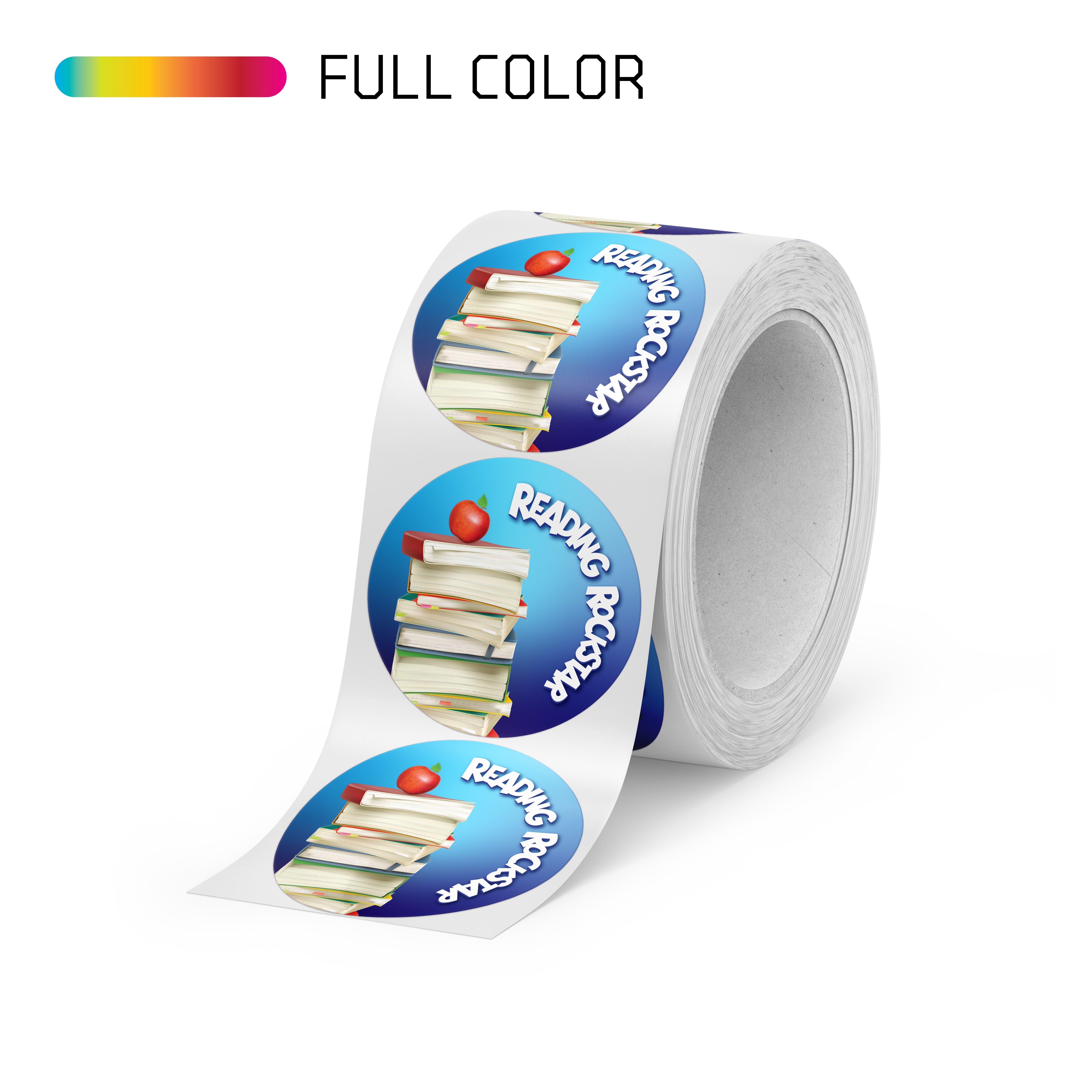 Reading Rockstar (Kids Themed Promo Sticker)