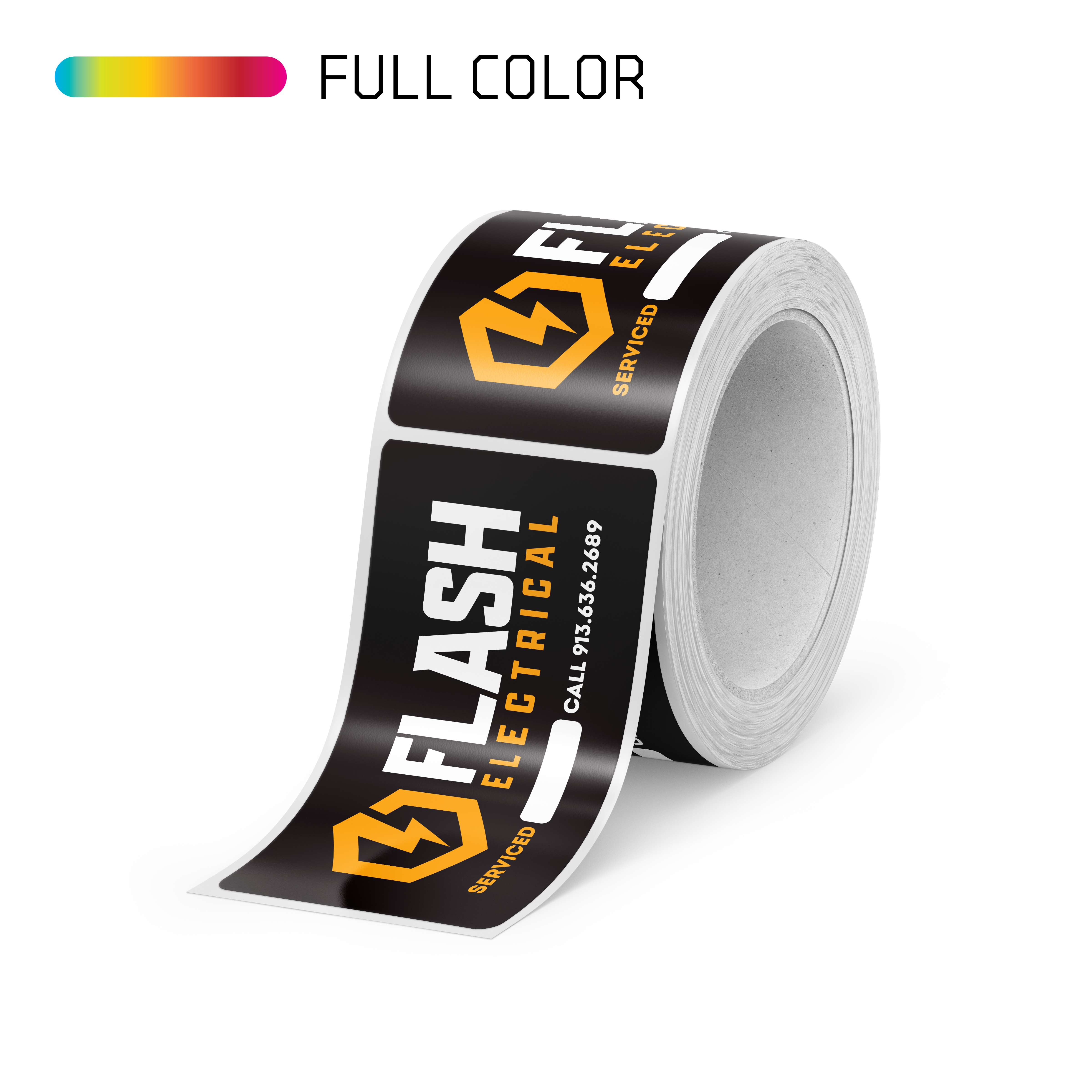 24 Hour Roll Labels - Rectangles