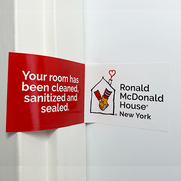 Clean Seal Sticker 3 x 8.5 inches