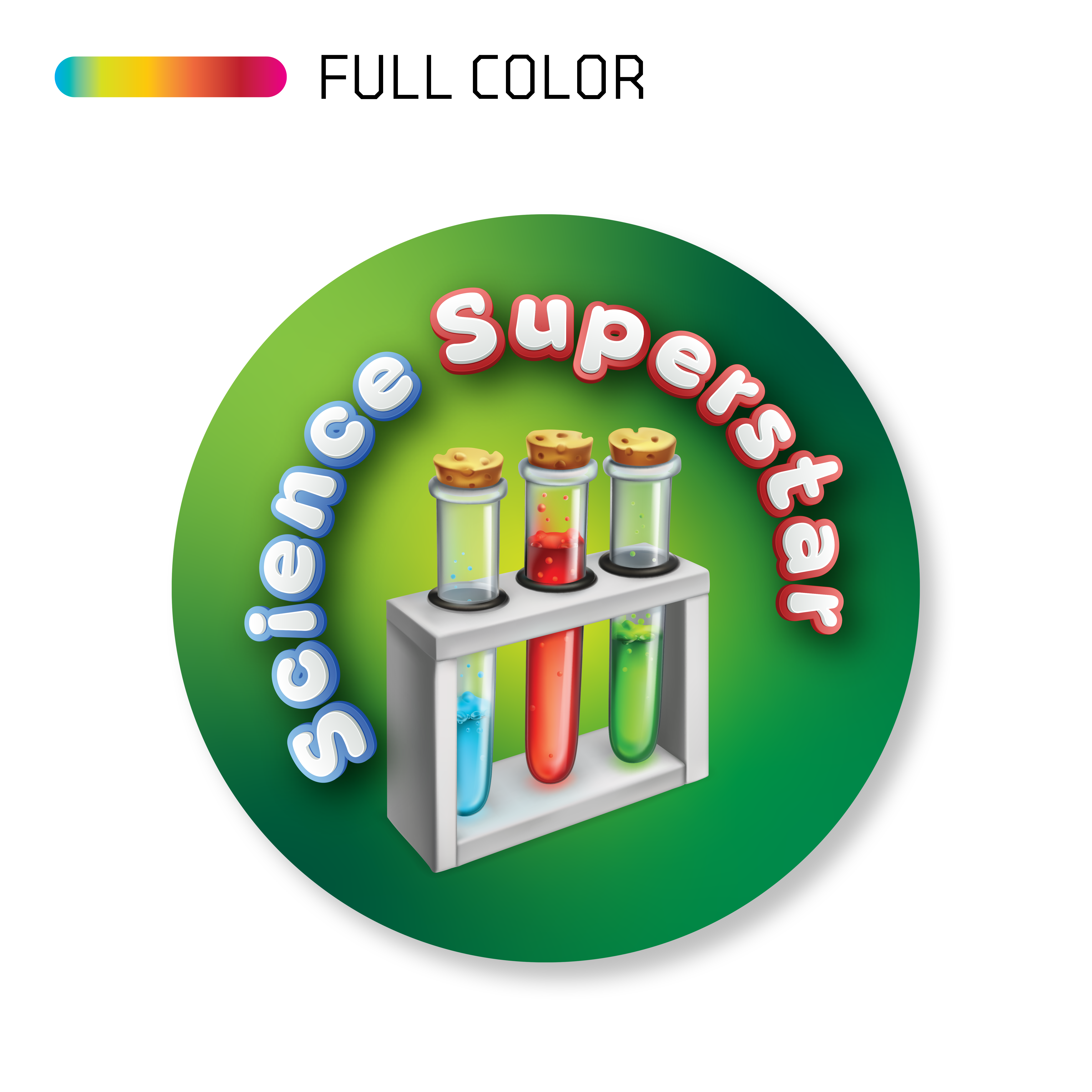Science Superstar (Kids Themed Promo Sticker)
