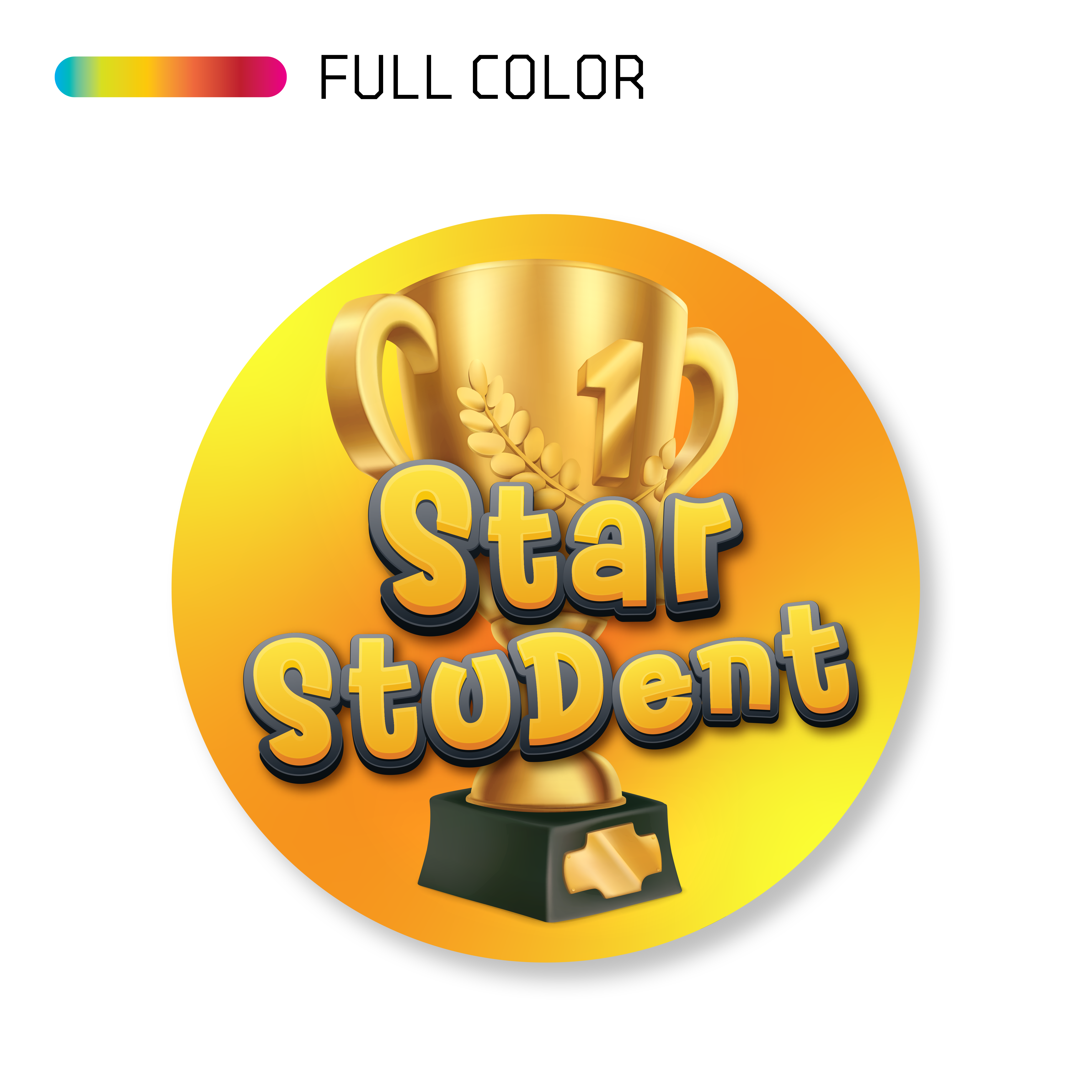 Star Student (Kids Themed Promo Sticker)