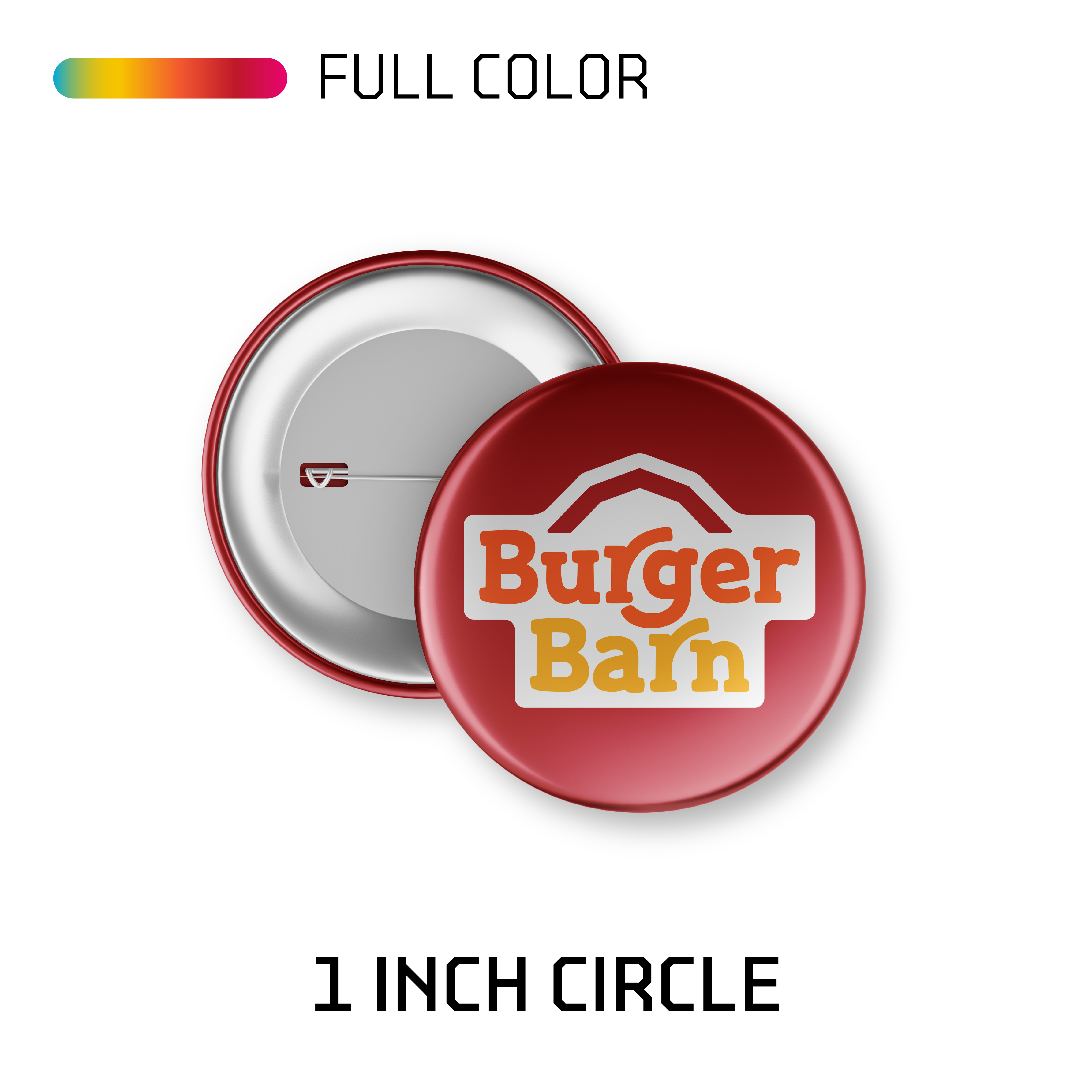 1.00" Circle Button
