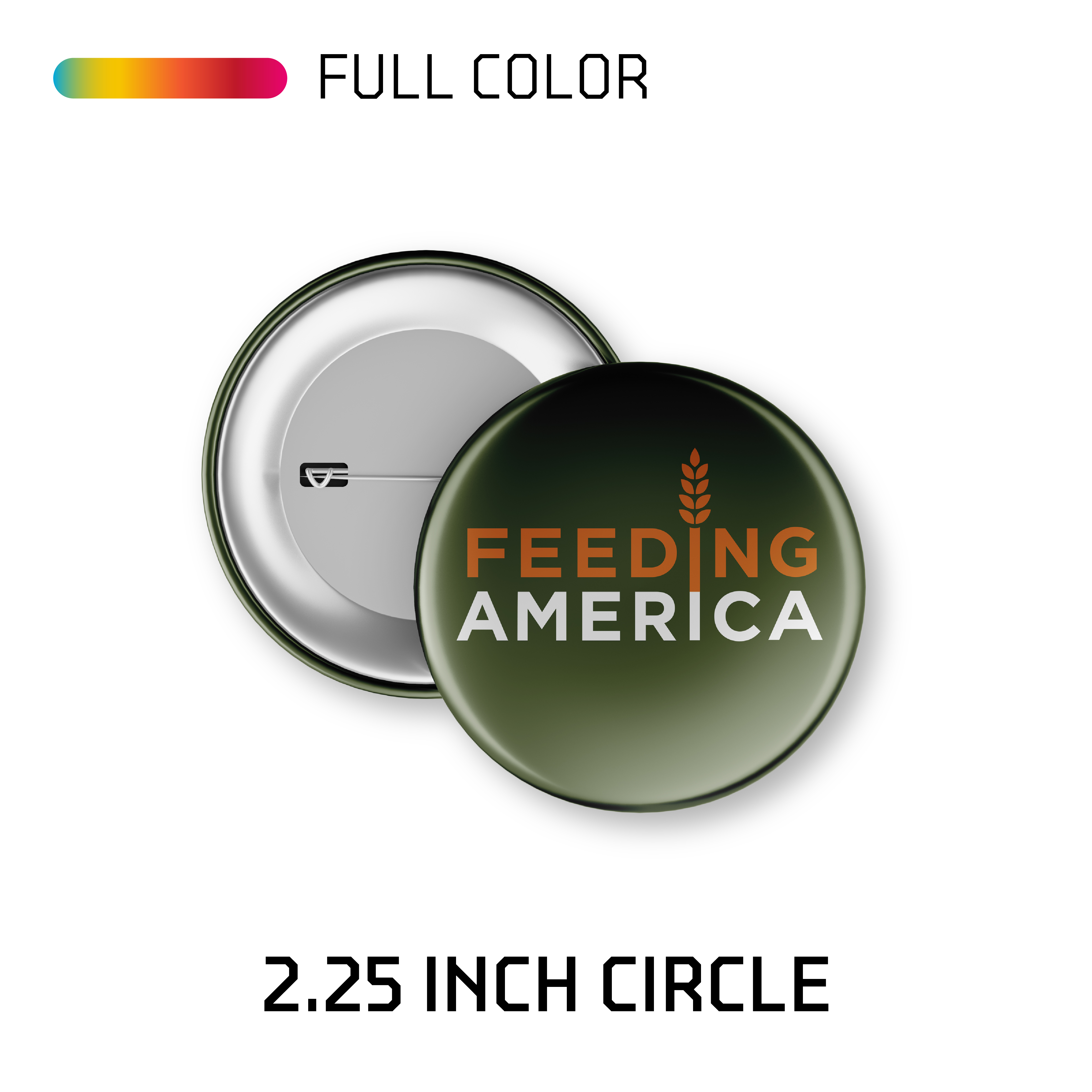 2.25" Circle Button