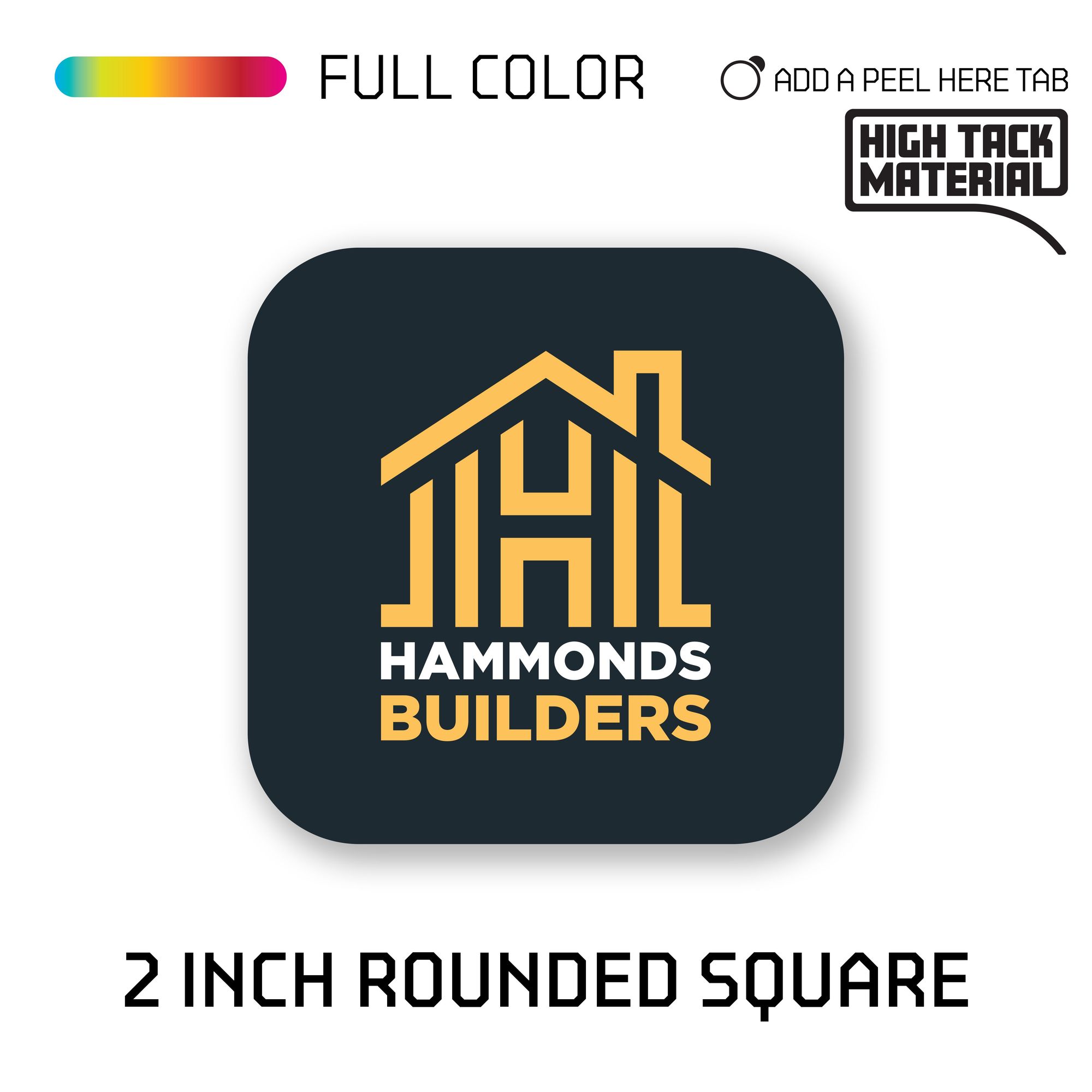 2.00" Rounded Square - 203108