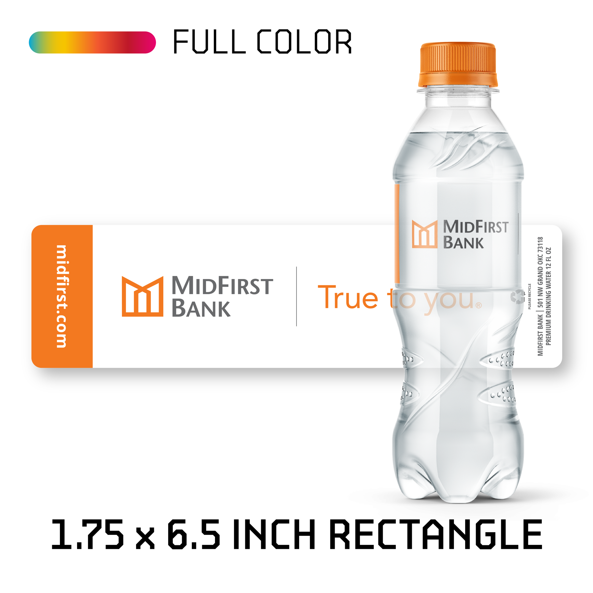 Clear BOPP Water Bottle Labels 2