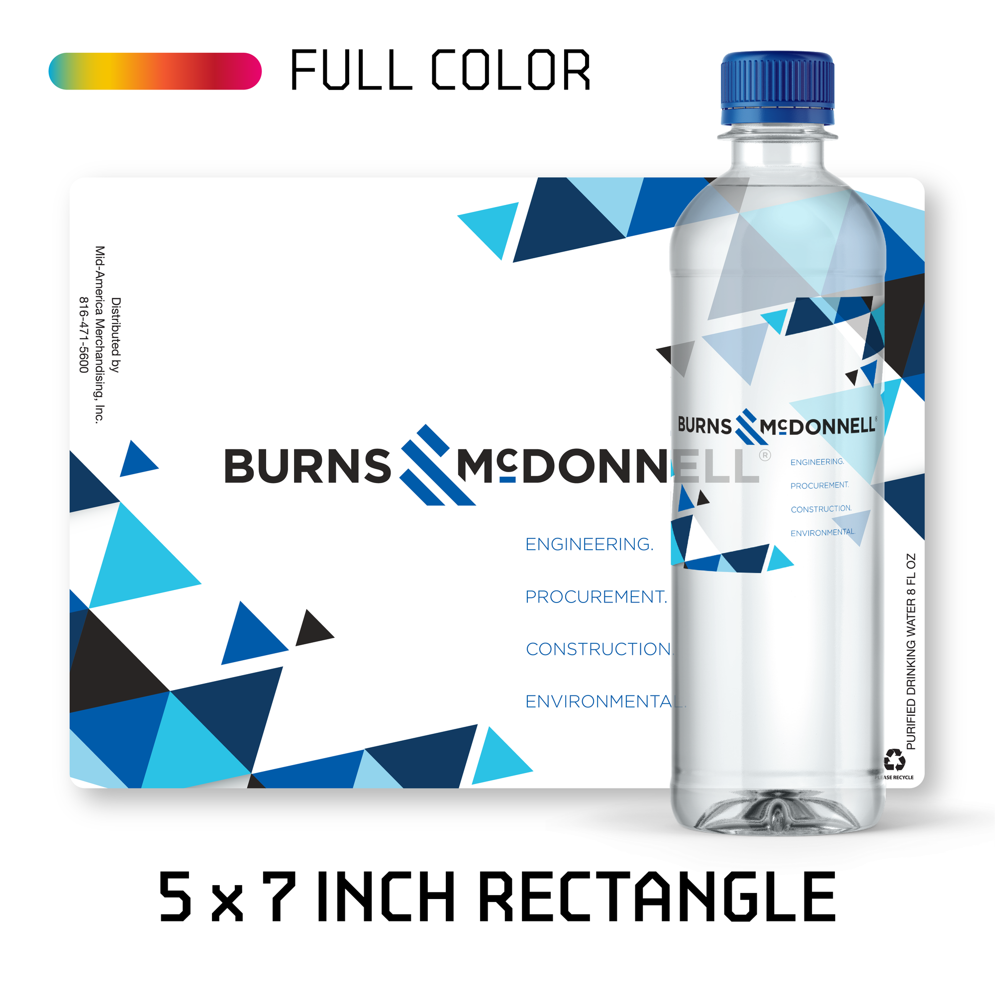 Clear BOPP Water Bottle Labels 5