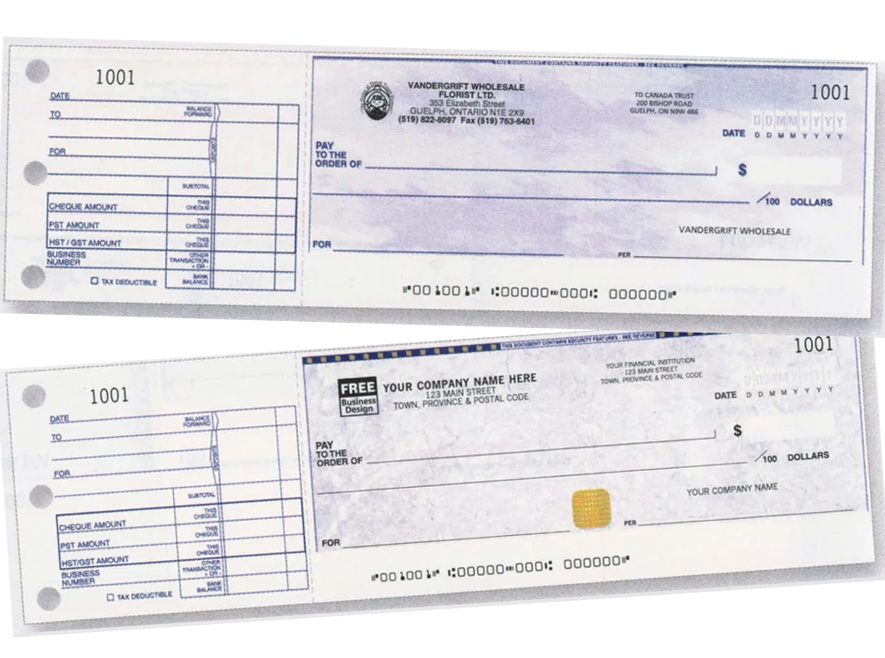 Manual Cheques - 1 per page