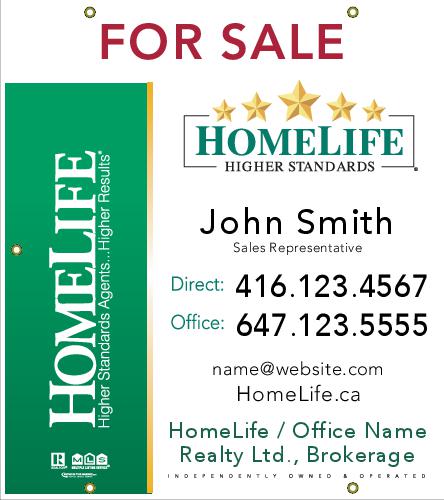 HomeLife - For Sale - Banner - 32x36