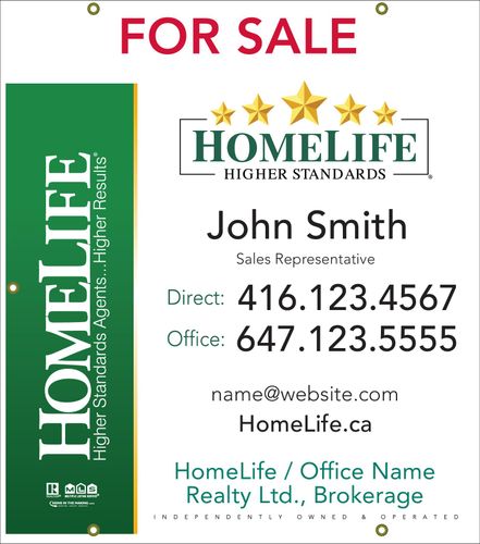 HomeLife - For Sale - Banner - 30x34