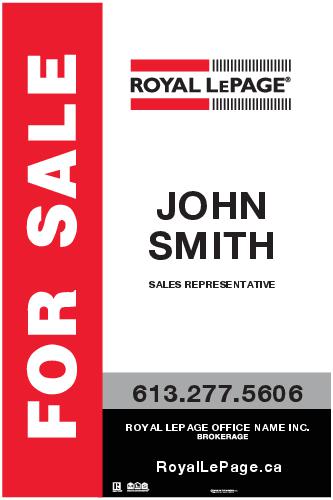 Royal LePage - For Sale Sign - 24x36