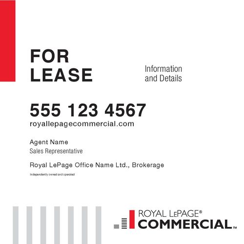 Royal LePage Commercial - 4x4 - Single - White