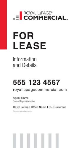 Royal LePage Commercial - 4x8 - Single - White