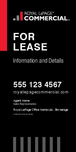 Royal LePage Commercial - 4x8 - Double - Black