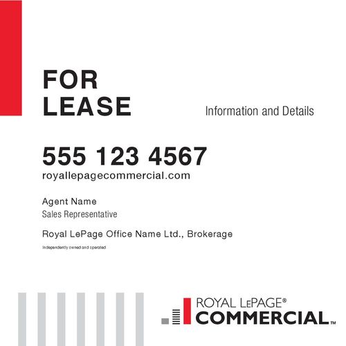Royal LePage Commercial - 4x4 - Double - White