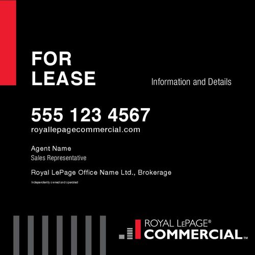 Royal LePage Commercial - 4x4 - Double - Black