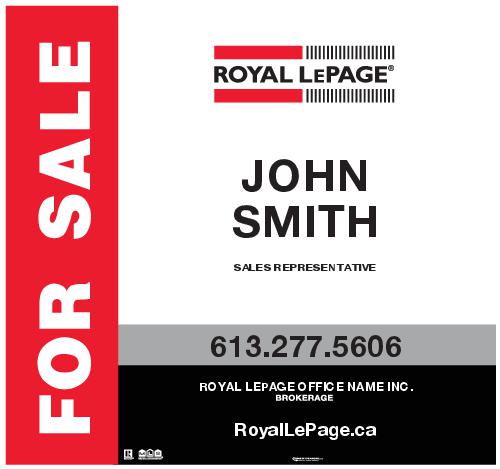 Royal LePage For Sale Sign - 32x30