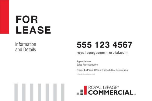Royal LePage Commercial - 6x4 - Double - White