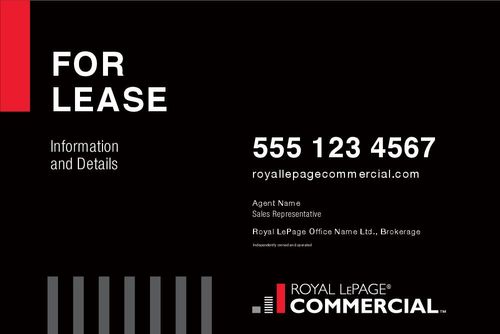 Royal LePage Commercial - 6x4 - Double - Black