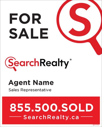 Search Realty For Sale Sign - 24x30