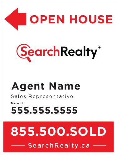 Search Realty Sandwich Board  18 x 24 - 2 Agents