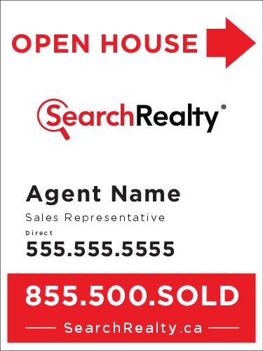 Search Realty Sandwich Board  18 x 24 - 2 Agents