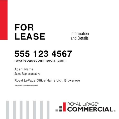 Royal LePage Commercial - 8x8 - Single - White