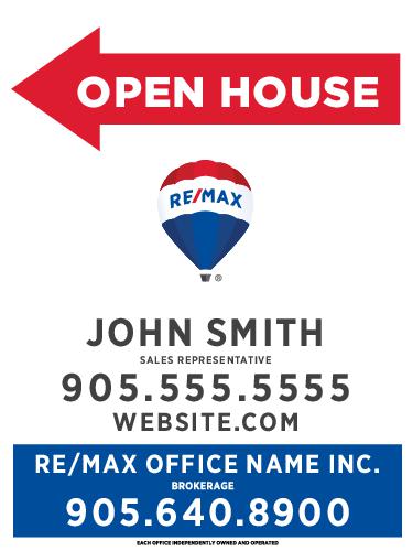 RE/MAX® - Open House Sandwich Board - 24x32