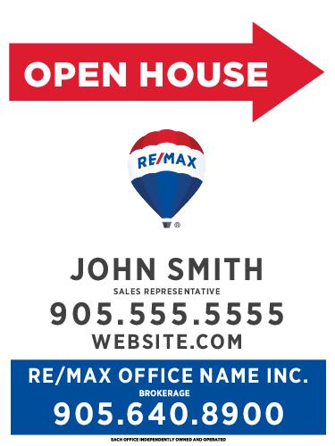 RE/MAX® - Open House Sandwich Board - 24x32