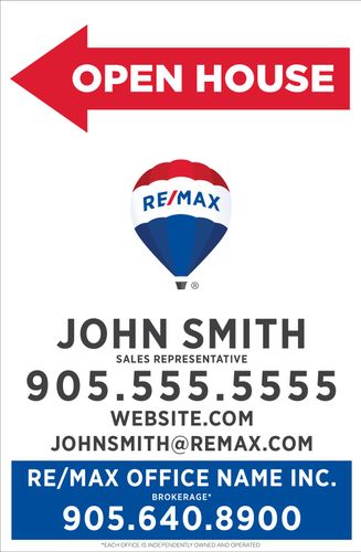 RE/MAX® - Open House Sandwich Board - 19x29