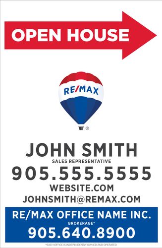 RE/MAX® - Open House Sandwich Board - 19x29