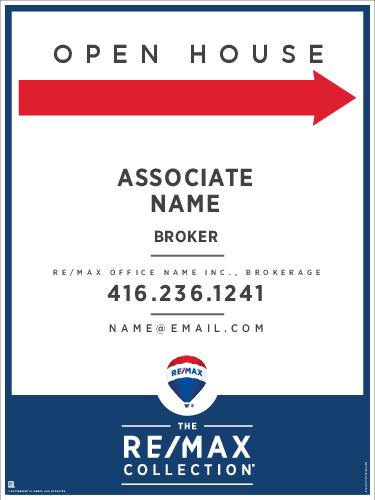 RE/MAX COLLECTION® - Sandwich Board - 18x24